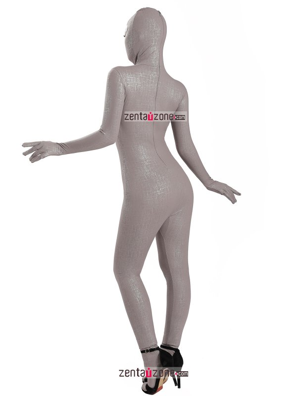 Nylon Metallic Ninja Style Lycra Catsuit - Click Image to Close