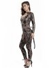 Nylon Snake Sexy Metallic Lycra Catsuit