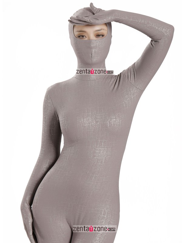 Nylon Metallic Ninja Style Lycra Catsuit - Click Image to Close