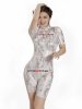 Spandex Metallic Snake Pattern Bicycle Sports Suit