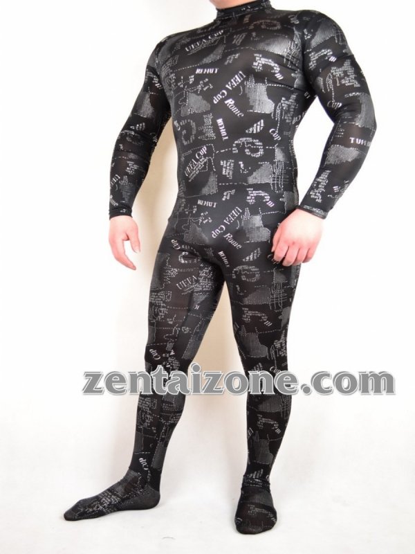 2011 News Paper Black Zentai - Click Image to Close