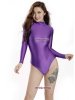 Purple Nylon Lycra Leotard