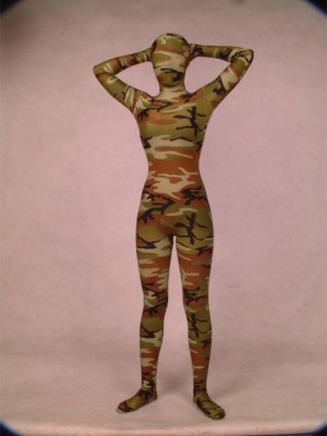 Army Camouflage Spandex Lycra Zentai Suit - Click Image to Close