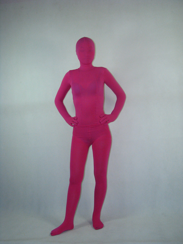 Unisex Red Spandex Lycra Zentai Suit