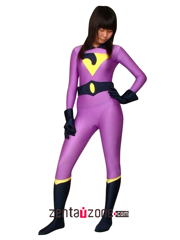 Multicolor Spandex Lycra Catsuit - Click Image to Close