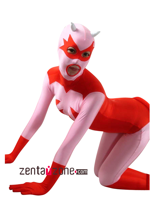Sexy Open Eyes And Mouth Lycra Catsuit Zentai Suit - Click Image to Close
