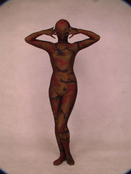 Spandex Sexy Lycra Camouflage Zentai Suit