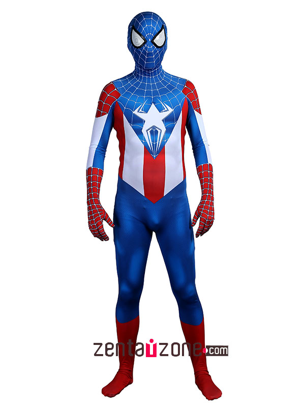 custom dye sublimation printed super hero suits costumes
